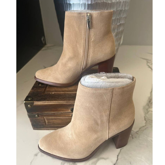 Vince Camuto Paitrilla Booties in Tan - Picture 5 of 9